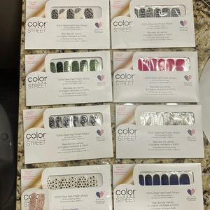Color Street Nail Polish Strips - lot of 8